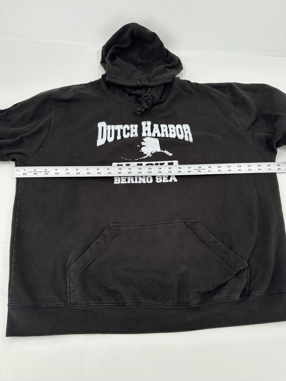 Dutch Harbor Alaska Bering Sea Black Hoodie - Picture 8 of 8